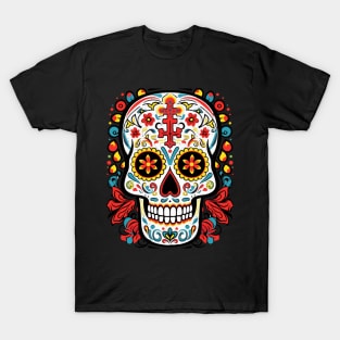 Sugar skull, Dia de Muertos T-Shirt